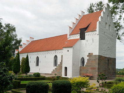Ellested Kirke, Nyborg Provsti. All � copyright Jens Kinkel