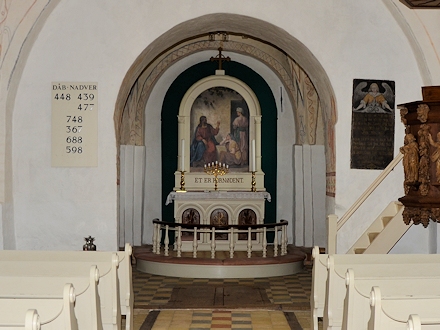 Aale Kirke,  Hedensted Provsti. All � copyright Jens Kinkel