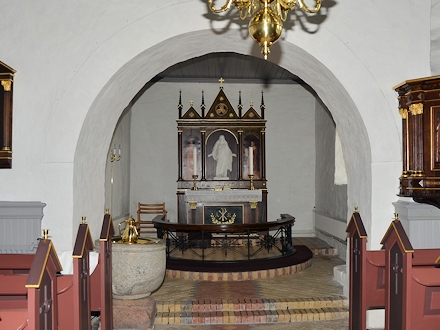 Hammer Kirke,  Hedensted Provsti. All  copyright Jens Kinkel