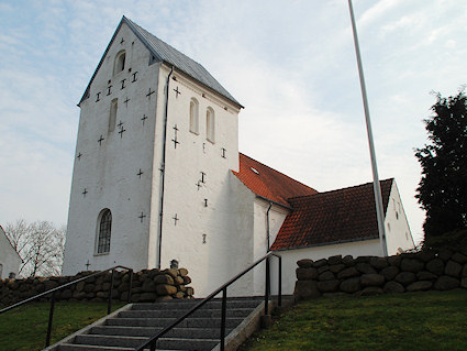 Hornstrup Kirke, Vejle Provsti. All  copyright Jens Kinkel