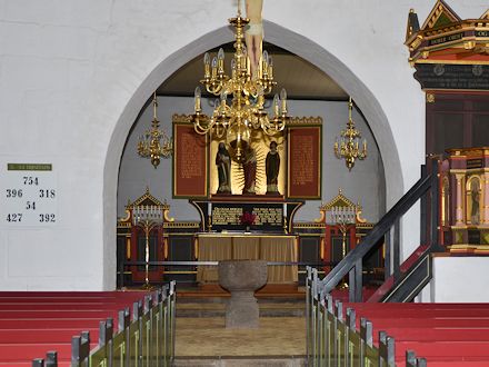 �ster Starup Kirke,  Vejle Provsti. All � copyright Jens Kinkel