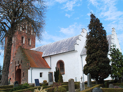 Gr�sted Kirke, Frederiksv�rk Provsti. All � copyright Jens Kinkel