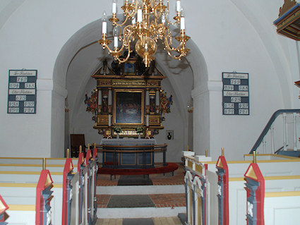 Lille Lyngby Kirke, Hiller�d Provsti. All � copyright Jens Kinkel