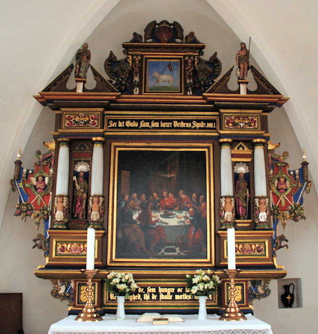 Lille Lyngby Kirke, Hiller�d Provsti. All � copyright Jens Kinkel