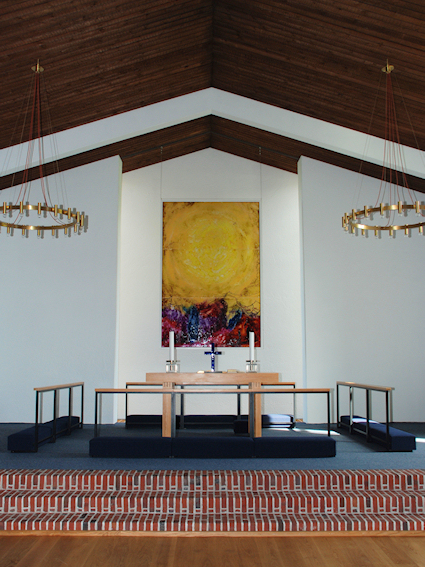 Mrkhj Kirke, Gladsaxe-Herlev Provsti. All  copyright Jens Kinkel