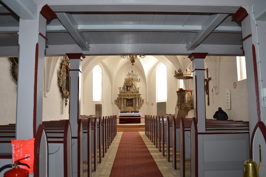 Nrre Vedby Kirke, Nrre Vedby Sogn, Falster Provsti. All  copyright Jens Kinkel