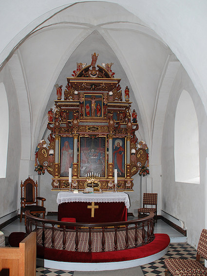 Skovlænge Kirke, Lolland Vester Provsti. All © copyright Jens Kinkel