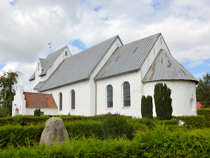 Hostrup Kirke, T�nder Provsti. All � copyright Jens Kinkel