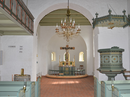 Hostrup Kirke, T�nder Provsti. All � copyright Jens Kinkel