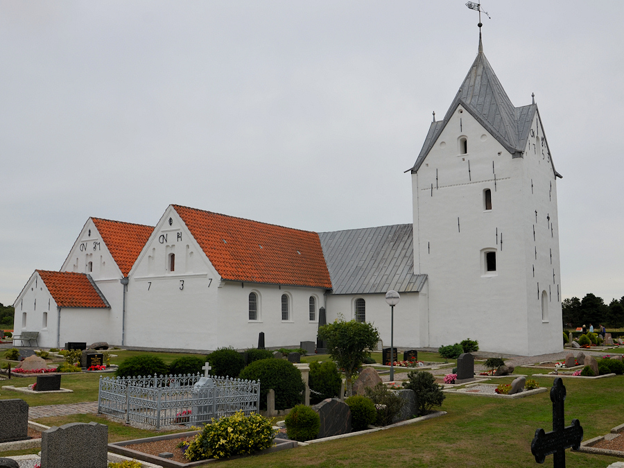 Sankt Clemens Kirke ( R�m� Kirke), T�nder Provsti. All � copyright Jens Kinkel