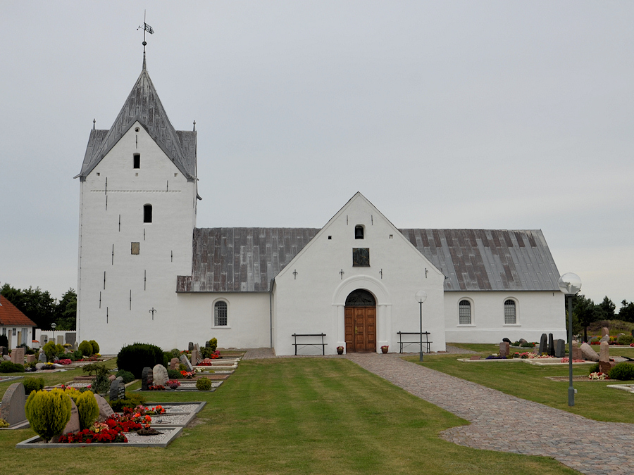 Sankt Clemens Kirke ( R�m� Kirke), T�nder Provsti. All � copyright Jens Kinkel