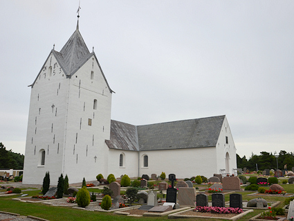 Sankt Clemens Kirke ( R�m� Kirke), T�nder Provsti. All � copyright Jens Kinkel