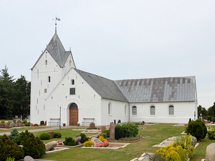 Sankt Clemens Kirke ( R�m� Kirke), T�nder Provsti. All � copyright Jens Kinkel