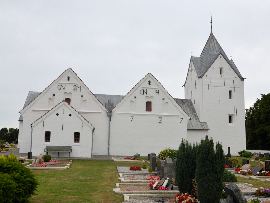 Sankt Clemens Kirke ( R�m� Kirke), T�nder Provsti. All � copyright Jens Kinkel