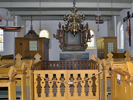 Sankt Clemens Kirke ( R�m� Kirke), T�nder Provsti. All � copyright Jens Kinkel