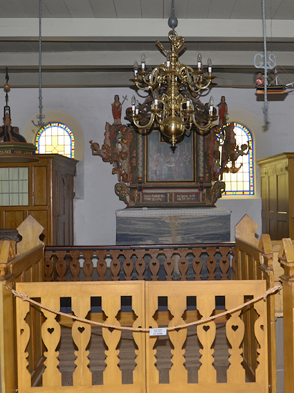 Sankt Clemens Kirke ( R�m� Kirke), T�nder Provsti. All � copyright Jens Kinkel
