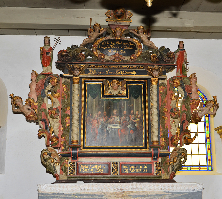Sankt Clemens Kirke ( R�m� Kirke), T�nder Provsti. All � copyright Jens Kinkel