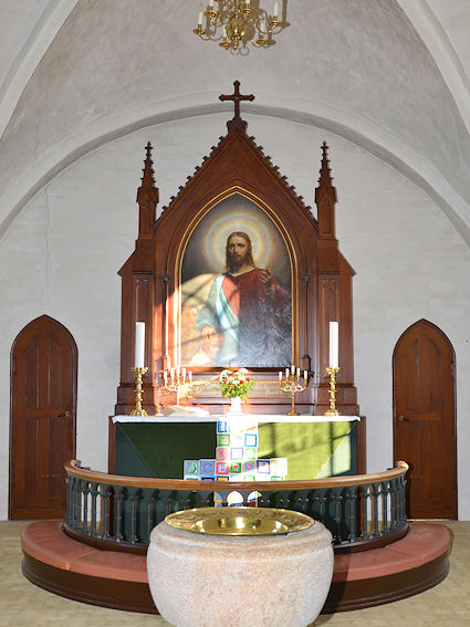 M�rk�v Kirke, Holb�k Provsti. All � copyright Jens Kinkel