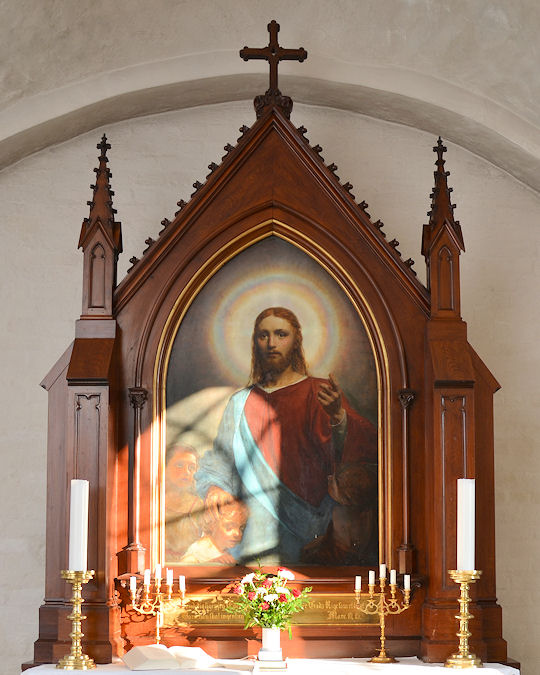 M�rk�v Kirke, Holb�k Provsti. All � copyright Jens Kinkel