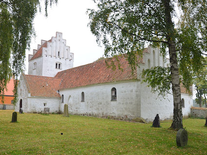 Auns� Gamle Kirke, Kalundborg Provsti. All � copyright Jens Kinkel