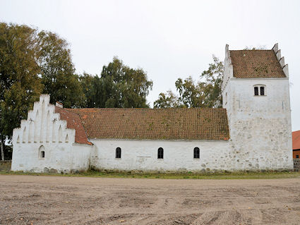 Auns� Gamle Kirke, Kalundborg Provsti. All � copyright Jens Kinkel