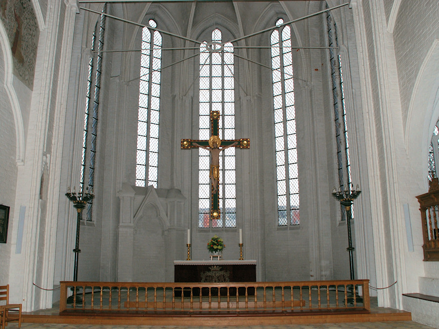 Sankt Peders Kirke, N�stved Provsti. All � copyright Jens Kinkel
